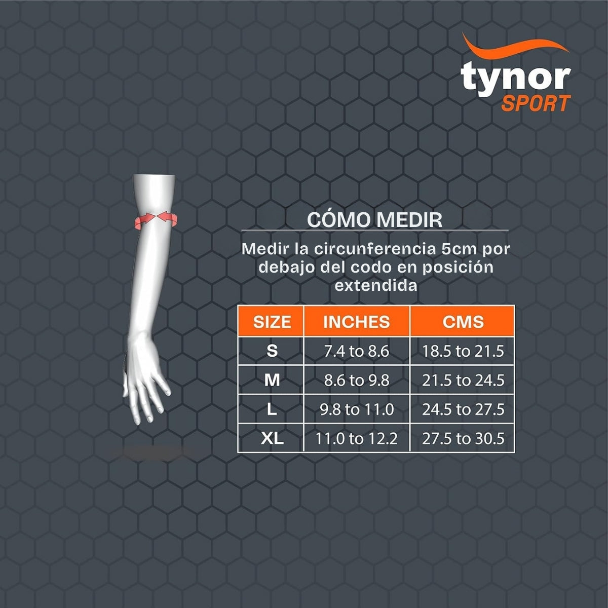 Codera Elastica Compresion Tynor Air Pro Soporte Gym Pesas
