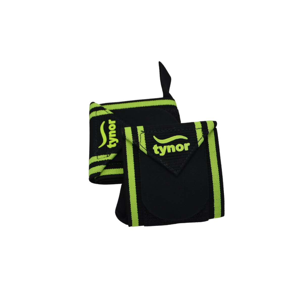 Par Muñequera Deportiva Tynor C/sujetador Pulgar Gym Neon