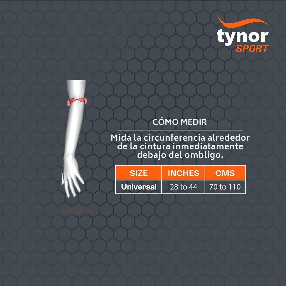 Codera Tenista Pro Tynor Apoyo Y Compresion Forma U