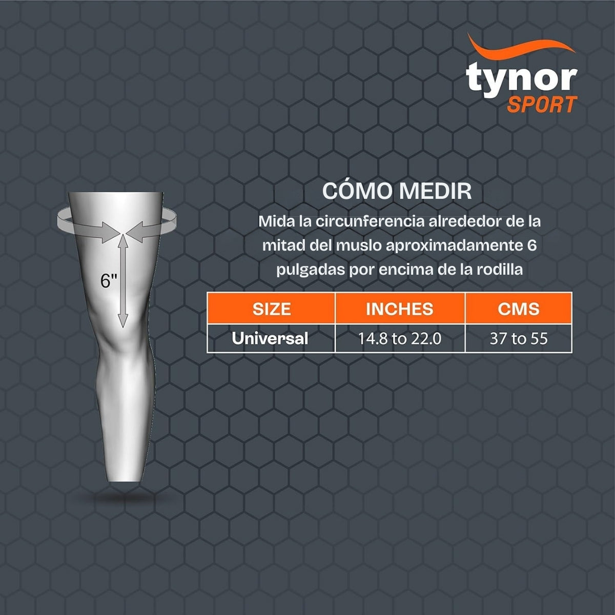 Rodillera Deportiva Tynor Airpro Neopreno Retiene Calor