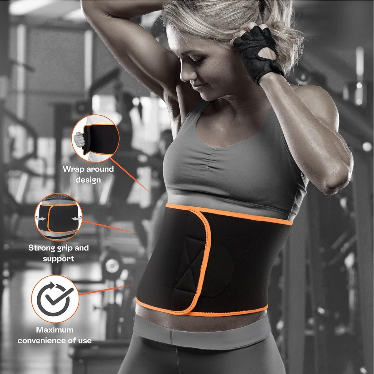 Faja Abdominal Tynor Apoyo P/pesas Crossfit Hipoalergenico