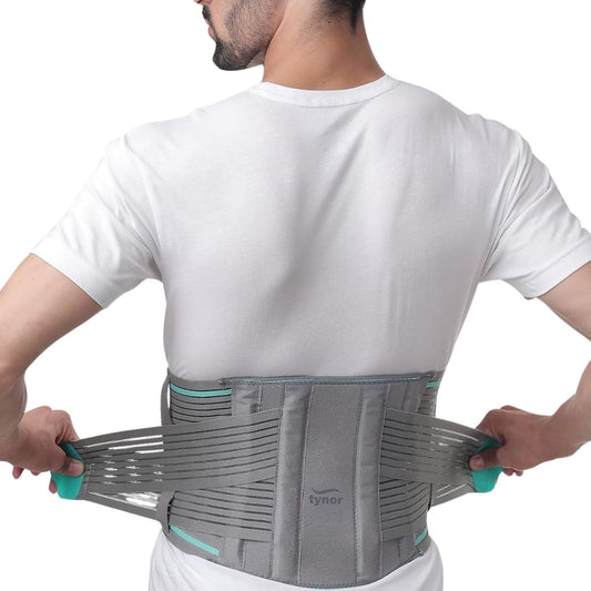 Faja Sacrolumbar Tynor Varillas Semirigida Confort Ajustable