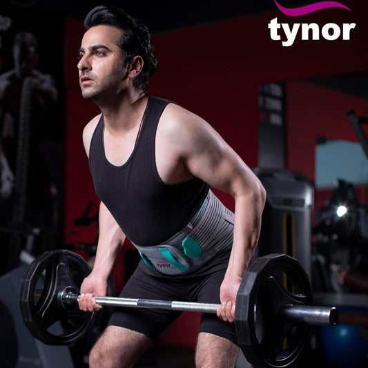 Faja Sacrolumbar Tynor Varillas Semirigida Confort Ajustable