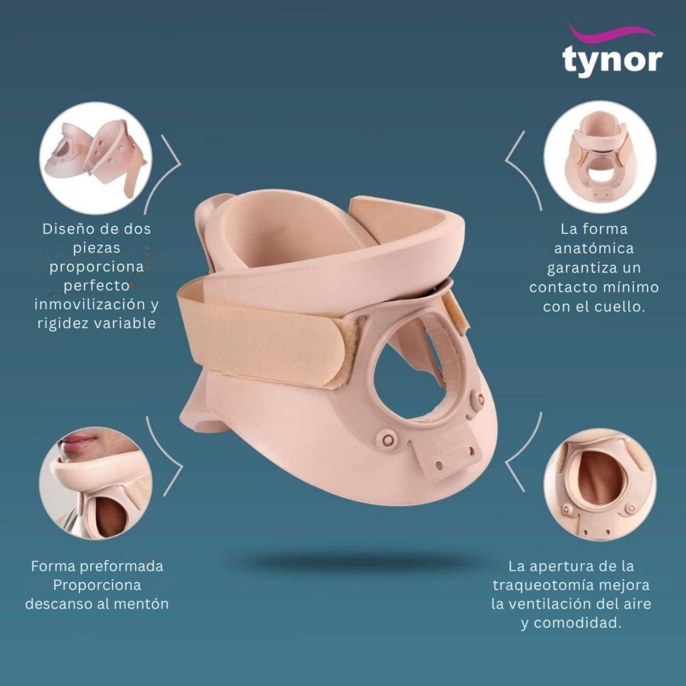 Collarin Philadelphia Tynor Cervical Inmovilizacion Adulto
