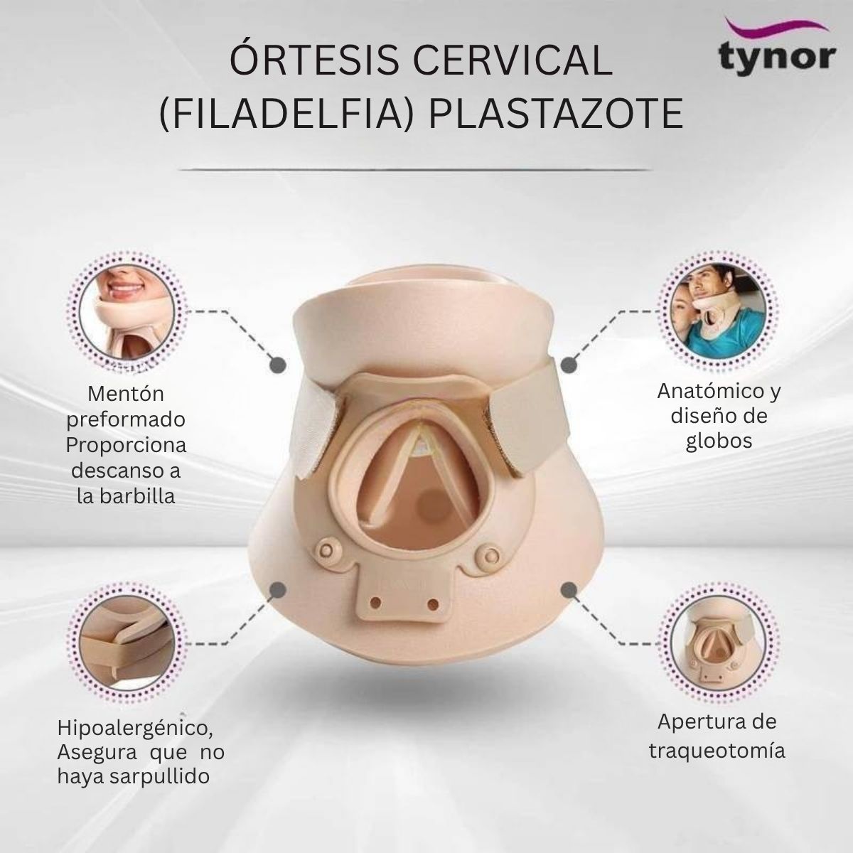 Collarin Philadelphia Tynor Cervical Niños Ergonomico Ligero