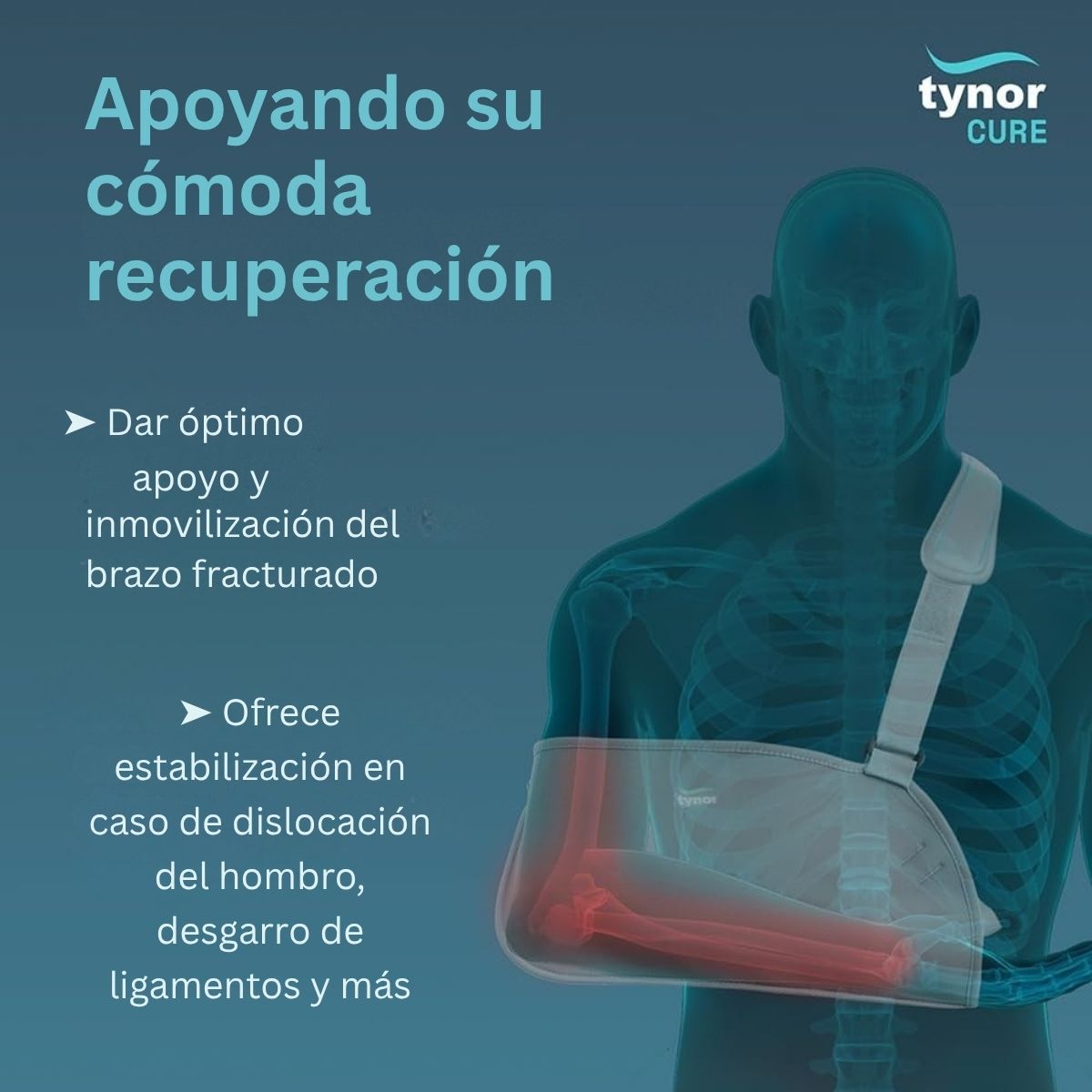 Cabestrillo Ancho Tynor Buggy Ergonomico Estabilidad Brazo