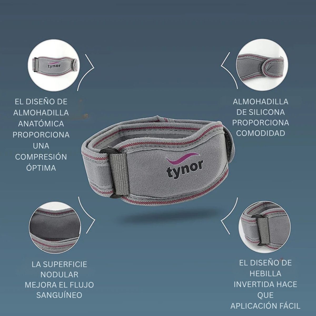 Anillo Subrotuliano Tynor Soporte P/Rotula Rehabilitacion