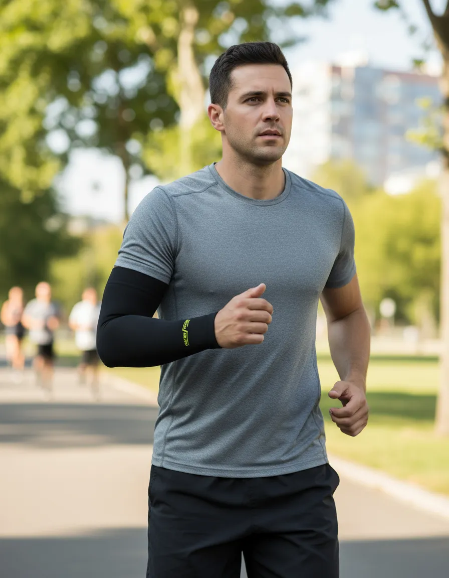 Manga P/brazo Tynor Proteccion Uv Antitranspirante Ejercicio