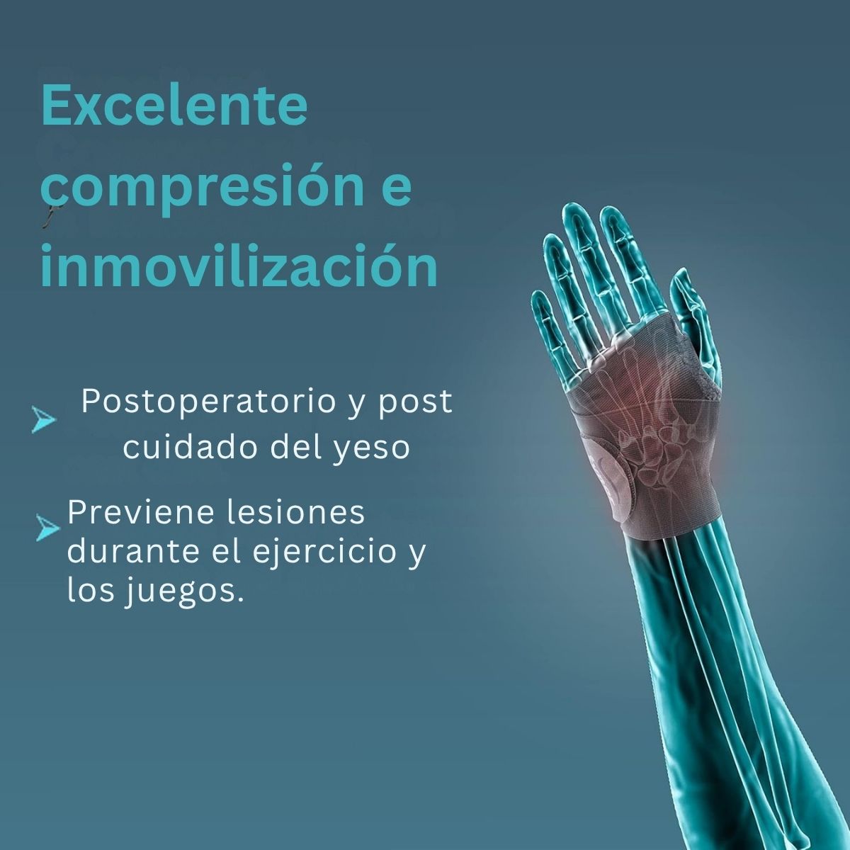 Muñequera Elastica Tynor P/Pulgar Ortopedia Rehabilitacion