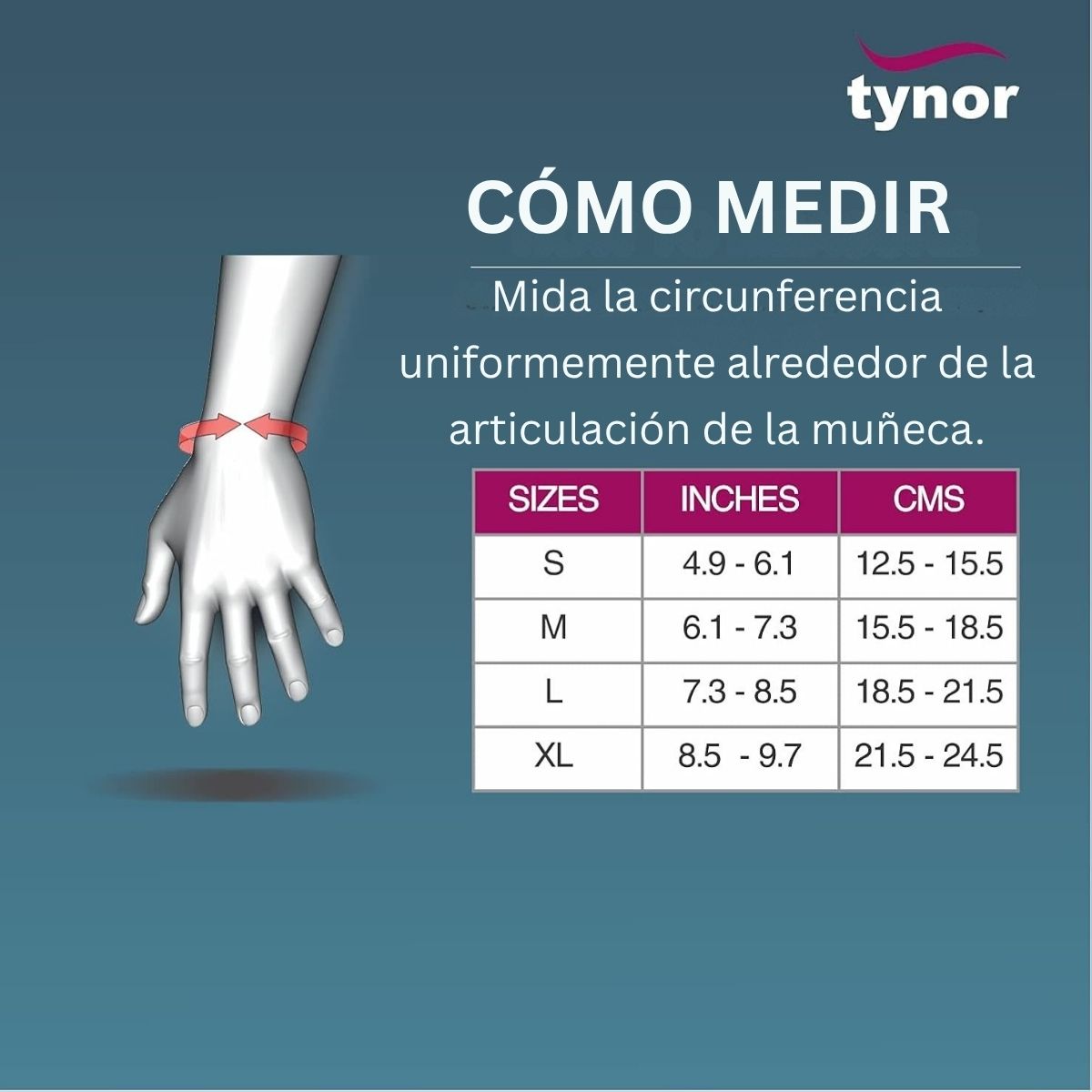 Tablilla Muñeca Tynor Ferula Amidiestra Ortopedia Elastica