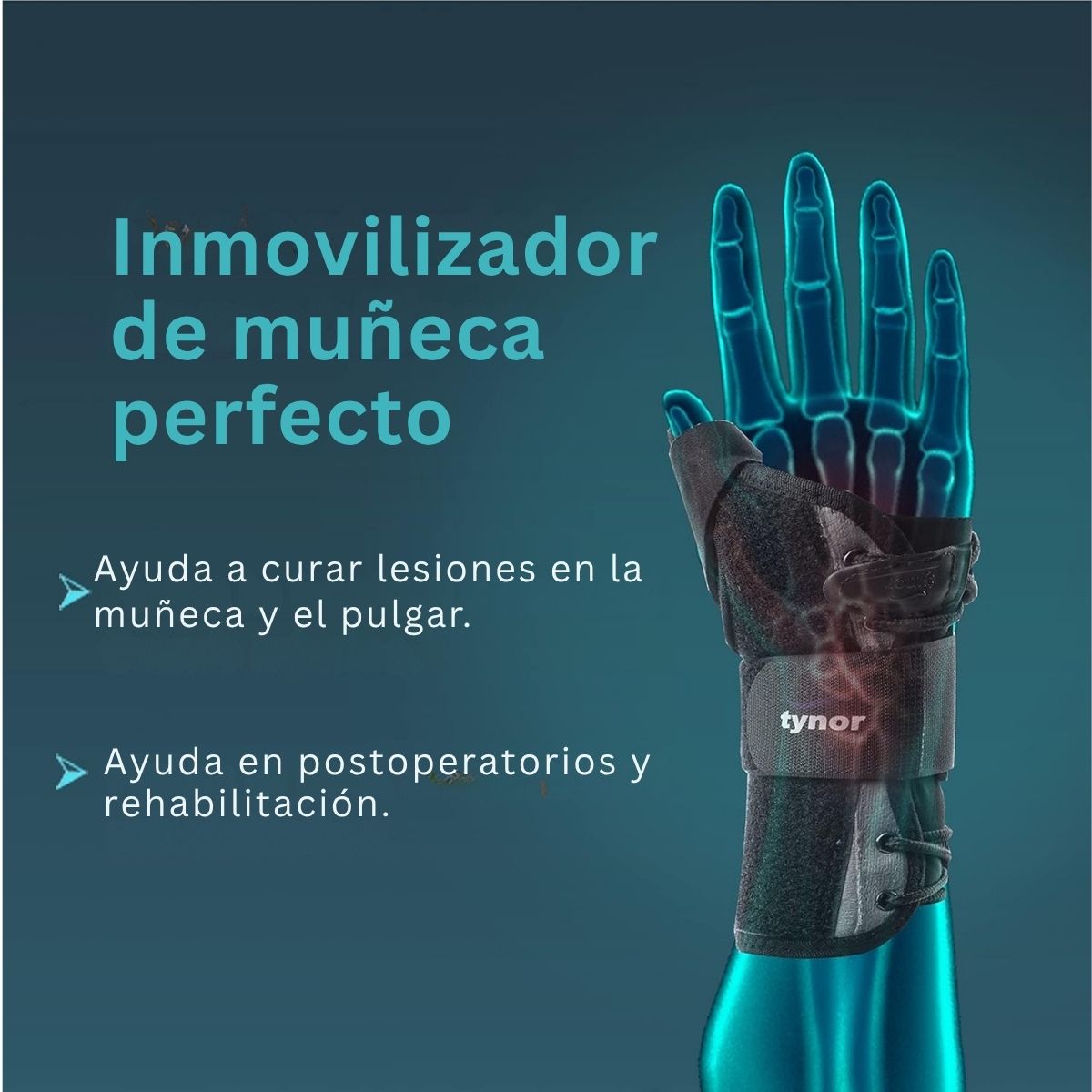 Férula Muñeca Abducción Pulgar Tynor Mecanismo Tracción Inmovilización
