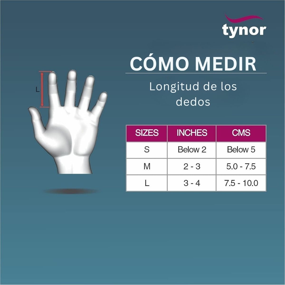 Ferula P/Dedo Tynor Aluminio Tipo Catre Inmovilizador