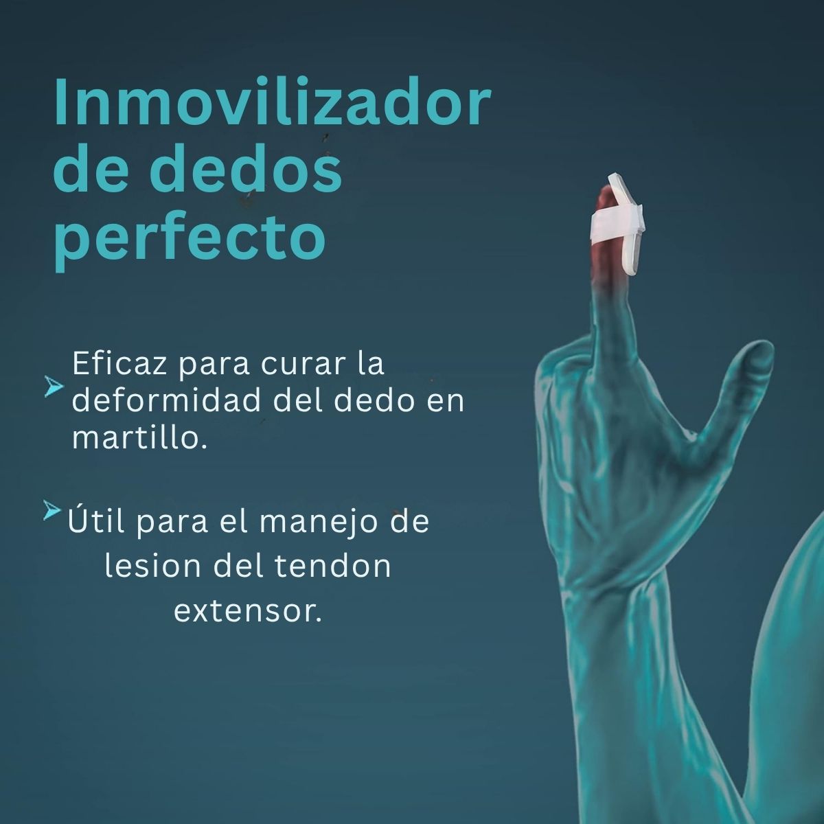 Ferula P/Dedo Tipo Martillo Tynor Ambidiestra Comodo Inmovilizador