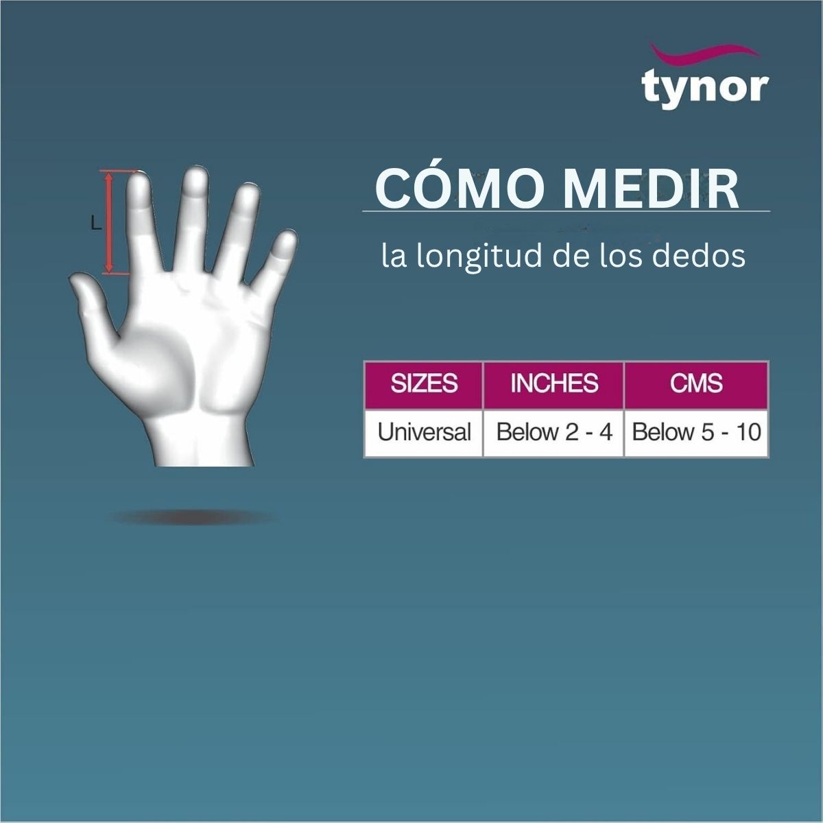 Ferula P/Dedo Tipo Martillo Tynor Ambidiestra Comodo Inmovilizador