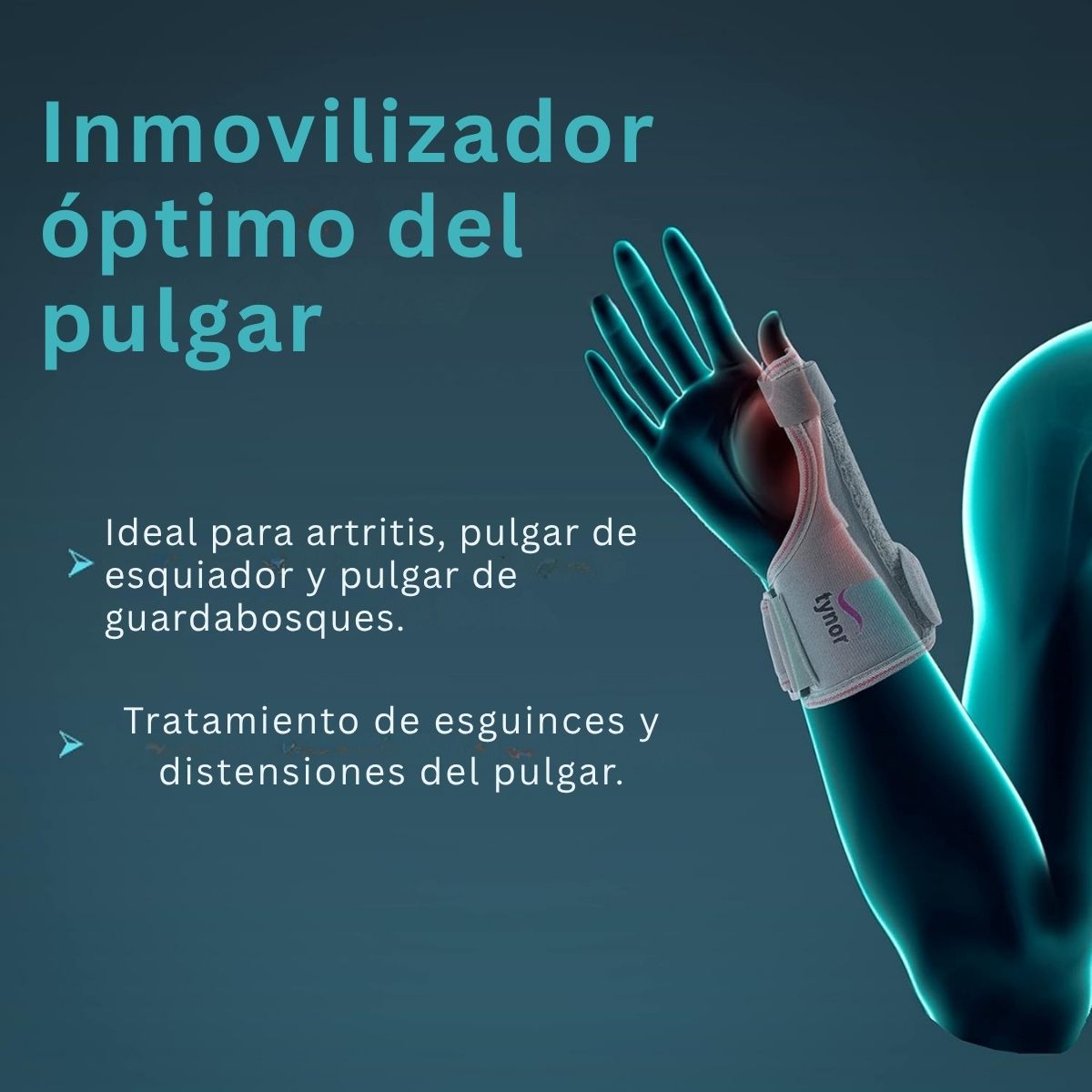 Ferula Tipo Quervain Tynor Ambidiestra Comodo Inmovilizador
