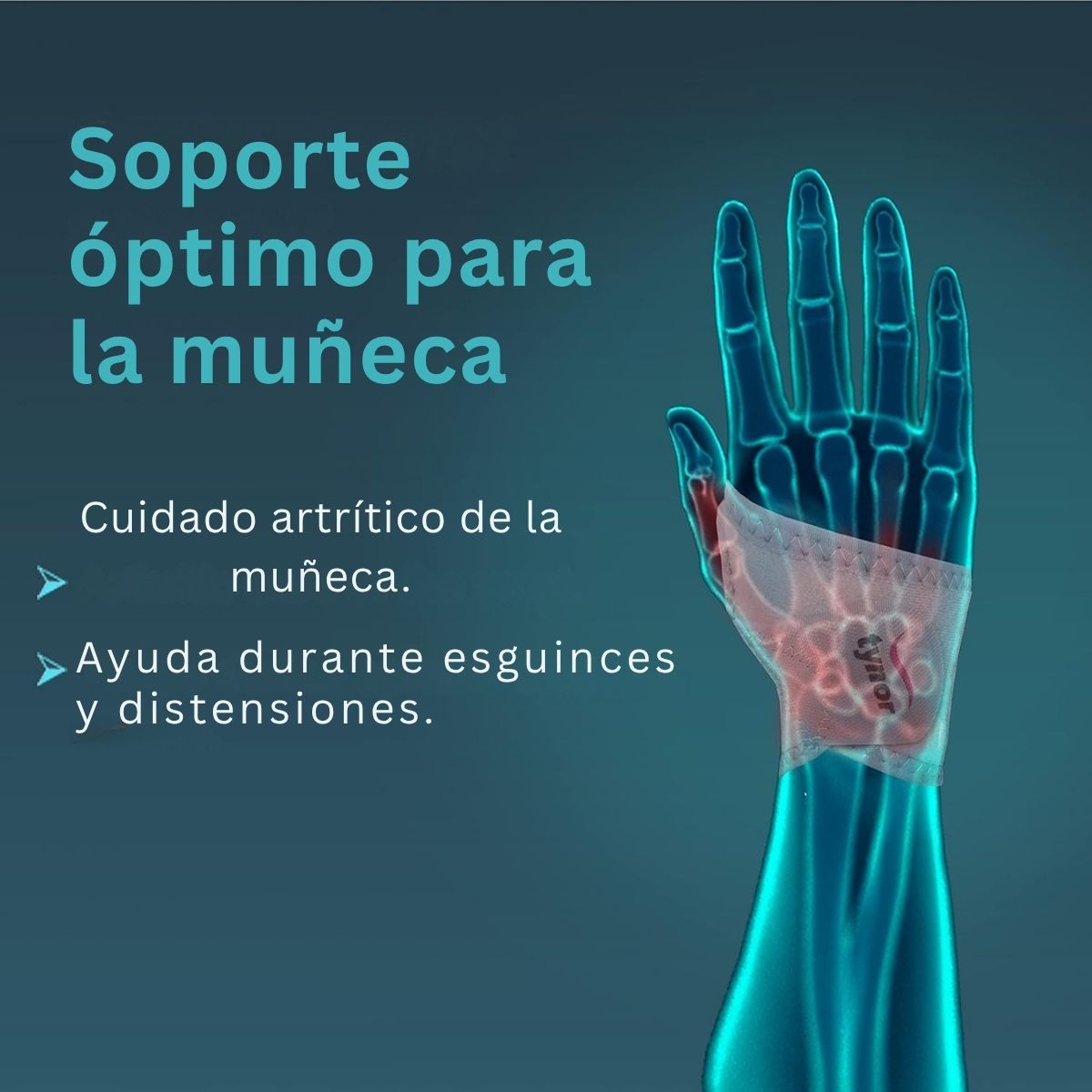 Muñequera Neopreno Tynor Avertura Dedo Pulgar