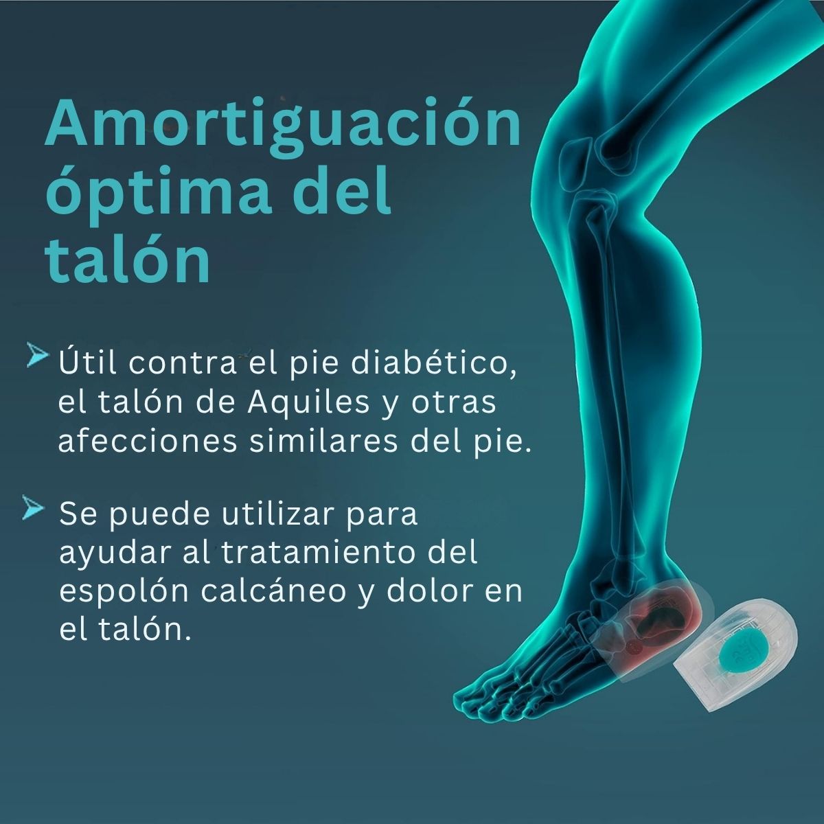 Taloneras De Silicón Tynor Ortopédicas Espolón