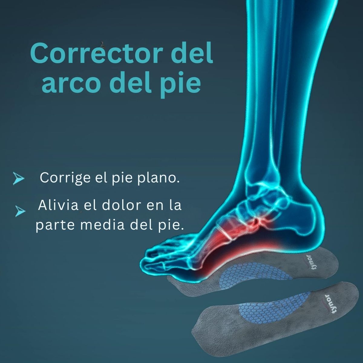 Plantilla Para Arco Plantar Tynor Ortopédica No Deforma