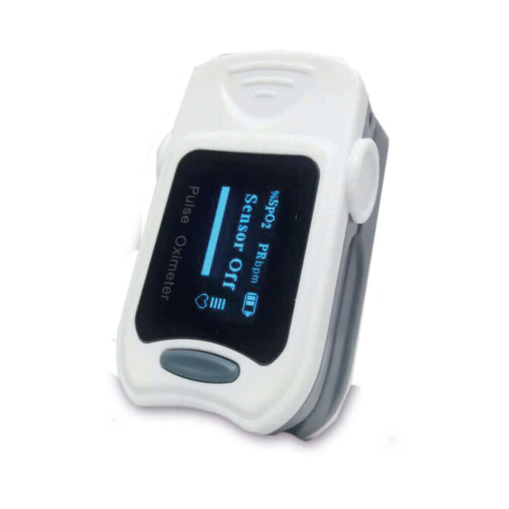 Oxímetro con pulsor para dedo y pantalla - Producto ortopédico
