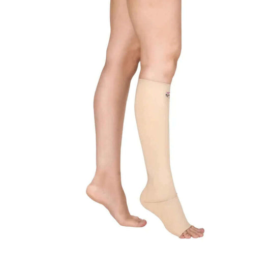 Media de compresión, pie abierto - Producto ortopédico
