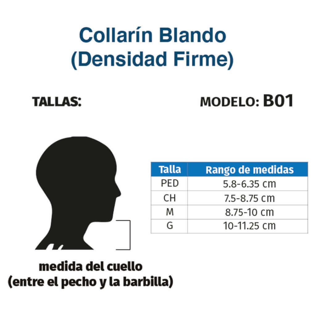 Collarín Blando Densidad Firme - Producto ortopédico