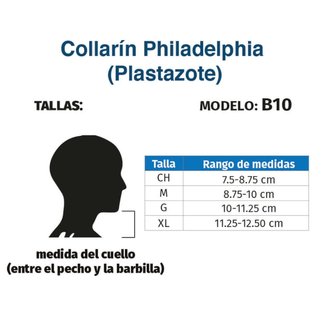 Collarín Cervical Philadelphia de Plastazote - Producto ortopédico