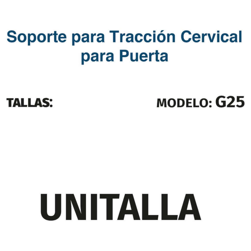 Kit de tracción cervical para puerta - Producto ortopédico