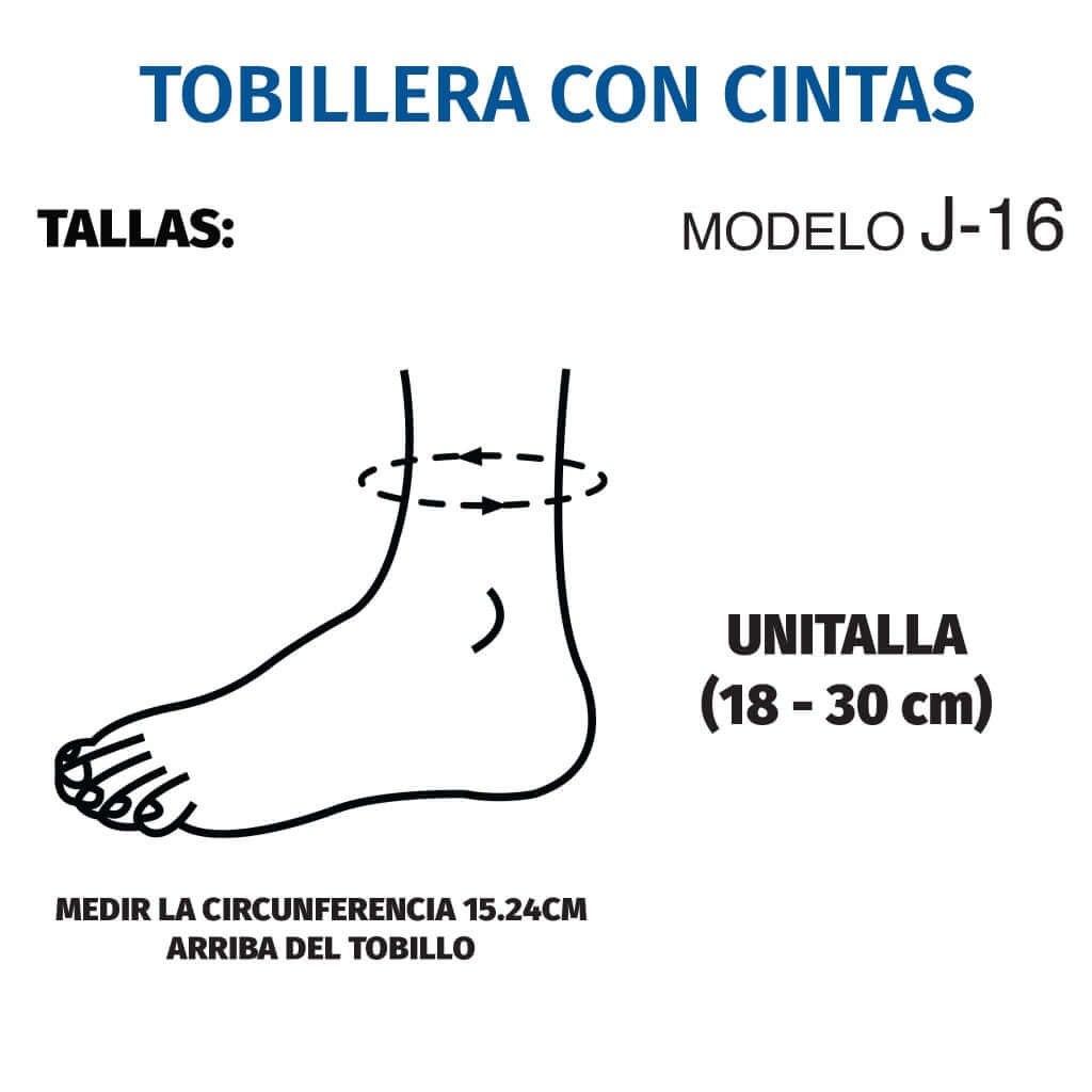 Tobillera Semirrígida Ajustable - Producto ortopédico