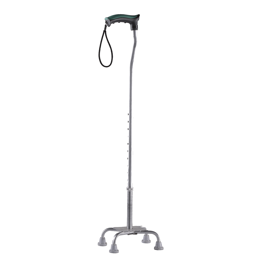 Bastón de Cuatro Apoyos, Base Chica - Producto ortopédico