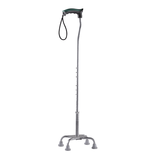 Bastón de Cuatro Apoyos, Base Chica - Producto ortopédico