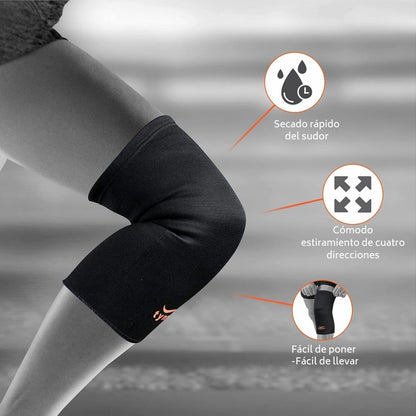 Par Rodillera Elastica Tynor Deportiva Compresion Para Gym
