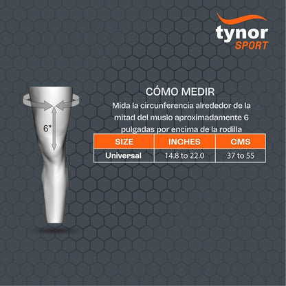 Par Rodilleras Tynor P/levantamiento D/pesas Unitalla