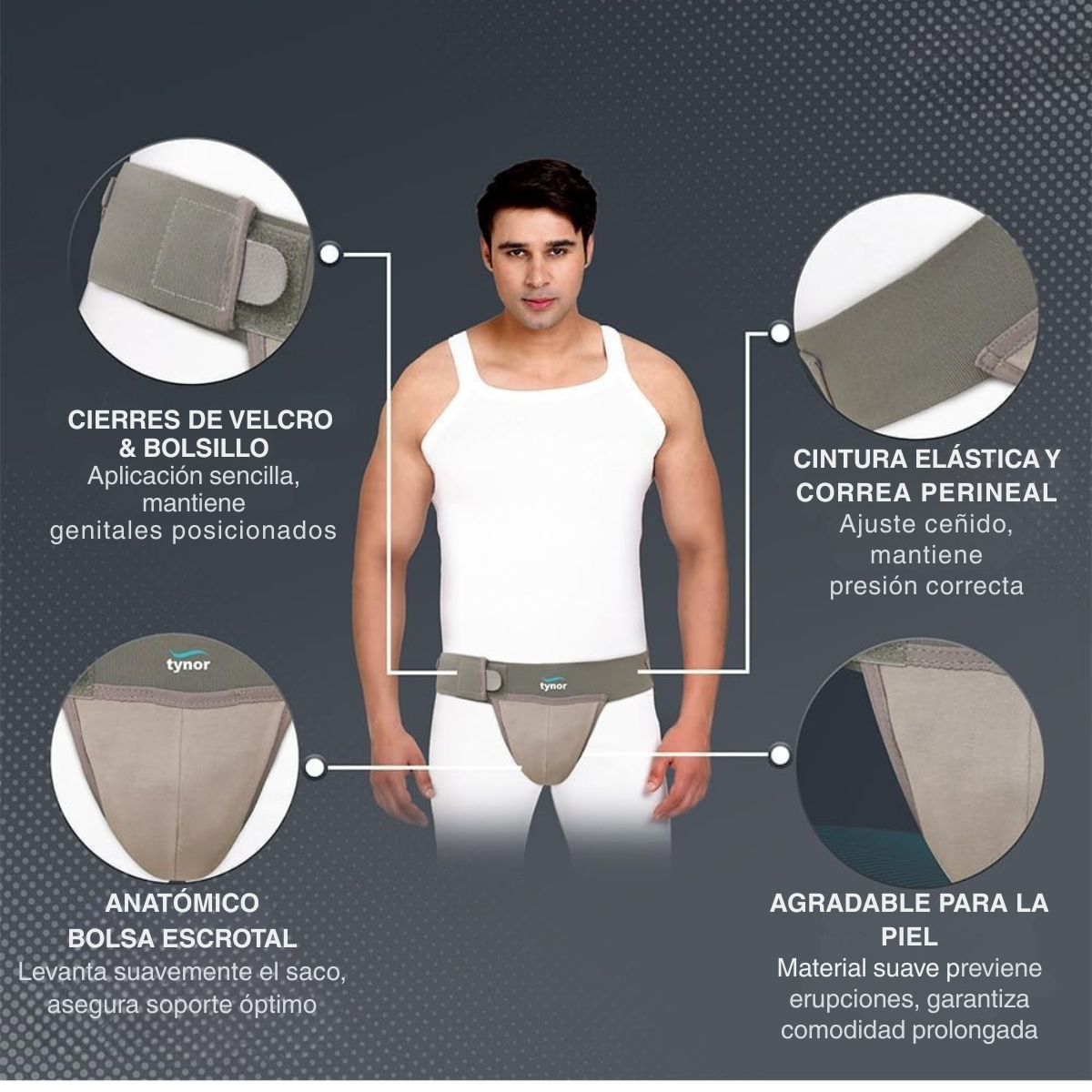 Soporte Escrotal Tynor Suspensorio Ortopedico Ergonomico