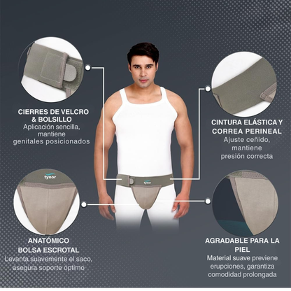 Soporte Escrotal Tynor Suspensorio Ortopedico Ergonomico