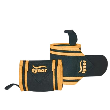 Par Muñequera Deportiva Tynor C/sujetador Pulgar Gym Neon