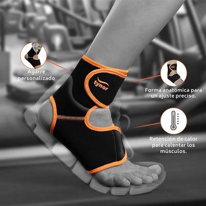 Tobillera Deportiva Tynor Compresion Ortopedica Lesion Gym