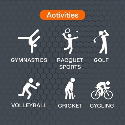 Par Muñequera Deportiva Tynor C/pulgar Gym Neon Crossfit