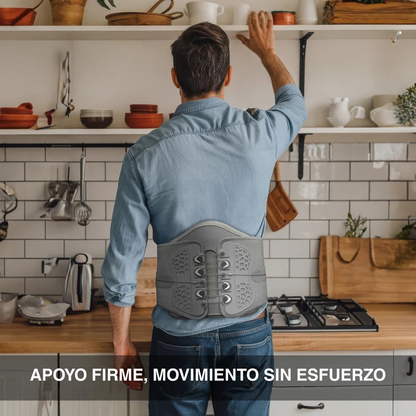 Faja Lumbar Tynor Traccion Reforzada Tipo Corset Ajustable