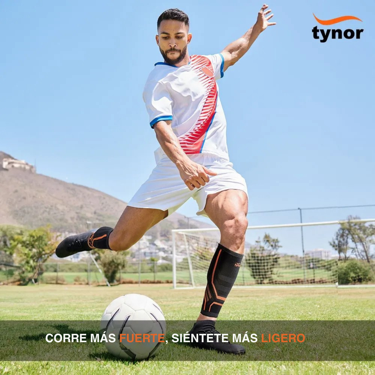 Espinillera P/gym Tynor Compresion Pantorrilla Crossfit