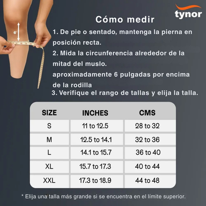 Espinillera P/gym Tynor Compresion Pantorrilla Crossfit