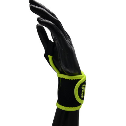 Par Muñequera Deportiva Tynor C/pulgar Gym Neon Crossfit