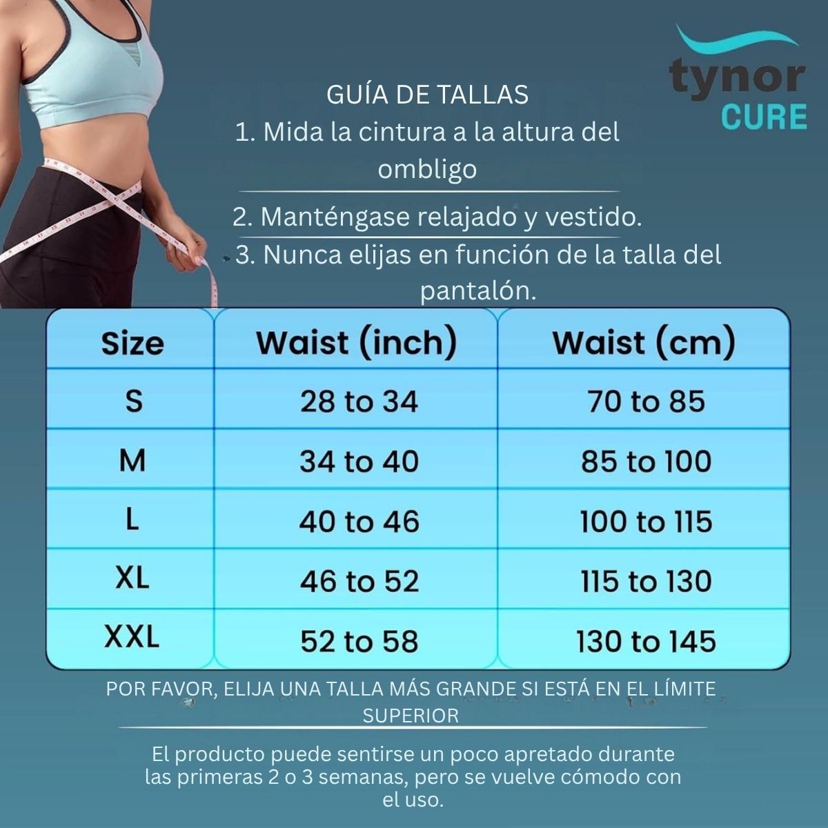 Faja Sacrolumbar Tynor Soporte Acojinado Ergonomico