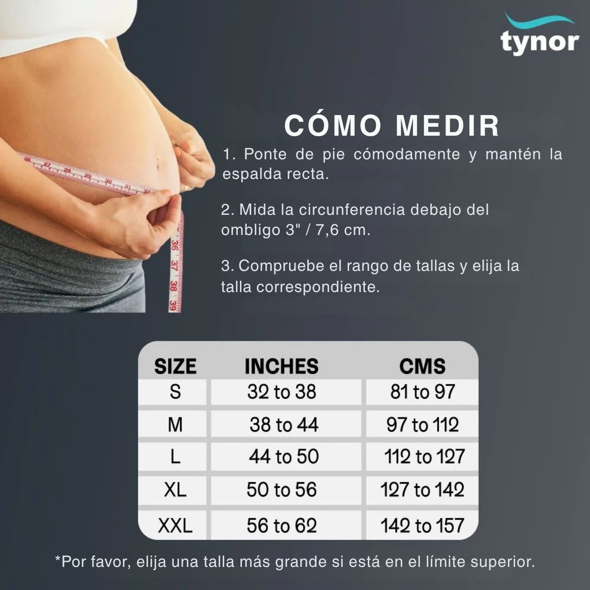 Faja de Embarazo Tynor Soporte Maternidad Ajustable Moms