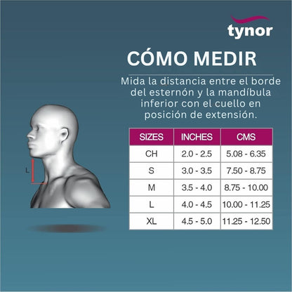 Collarin Suave Tynor Densidad Firme Cervical Velcro Ajustable