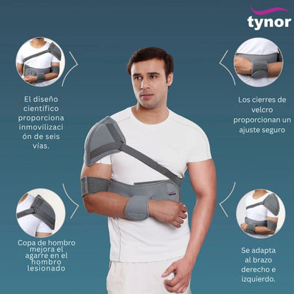 Inmovilizador D/hombro Tynor Con Soporte Ajustable Elastico