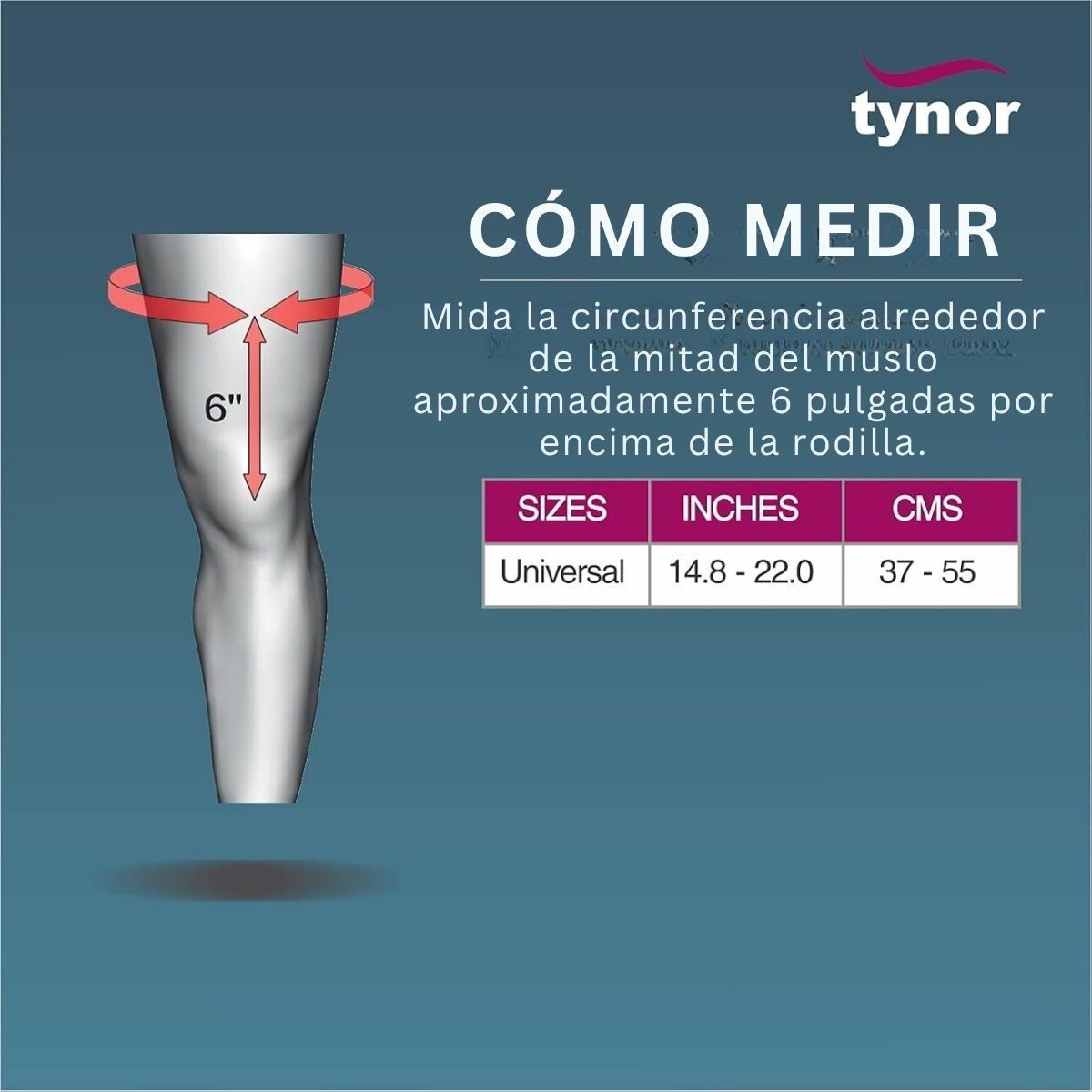 Rodillera Mecanica Tynor Graduable Post Operatoria Universal