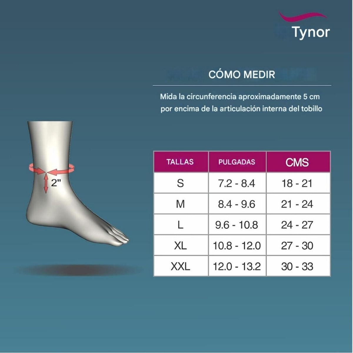 Tobillera Comfeel Tynor Elástico Par Compresión Ortopédica