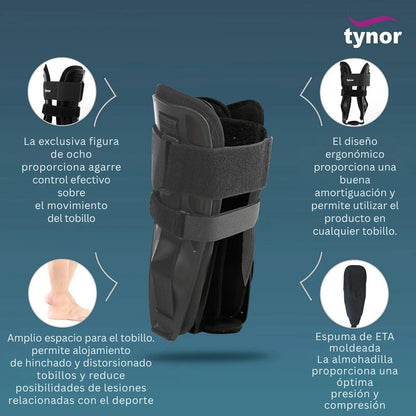 Estabilizador P/tobillo Tynor Ferula Soporte Estribo
