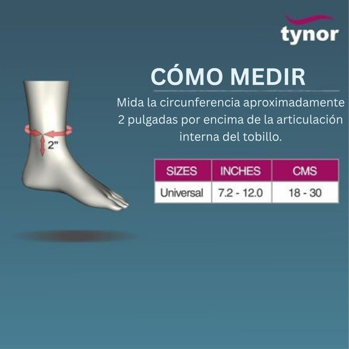 Estabilizador P/tobillo Tynor Ferula Soporte Estribo