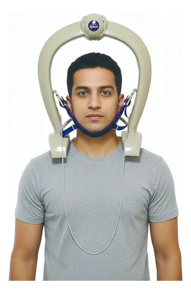 Aparato Tracción Cervical Tynor Portátil Ortopédico Preventivo